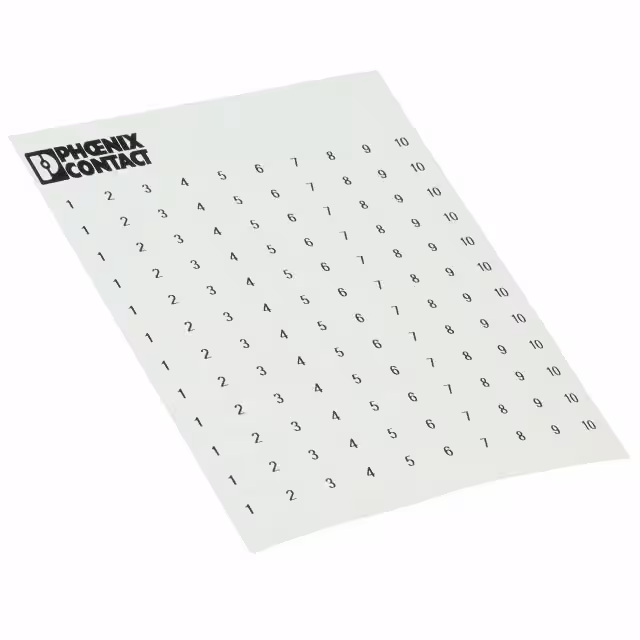 0804455:0001 Phoenix Contact  Tiras marcadoras de bloque de terminales